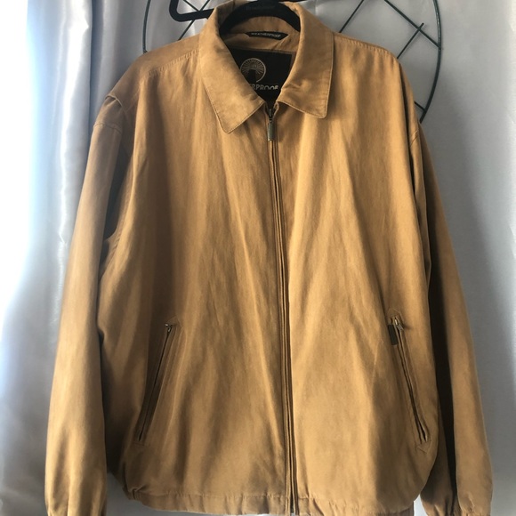 WEATHERPROOF GARMENT Co. tan suede feel Men's jacket.HOST PICK"Best in Jackets" - Picture 2 of 14